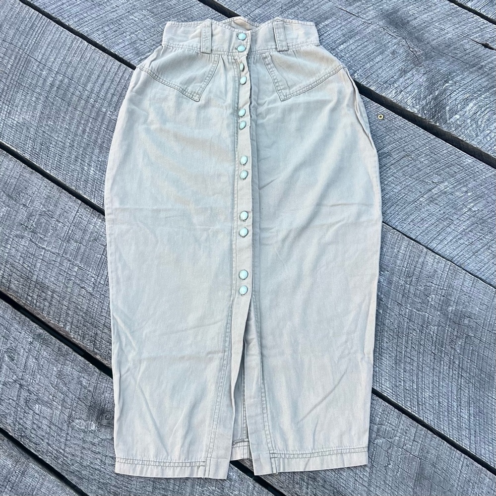 Vintage High Waisted Pencil Skirt